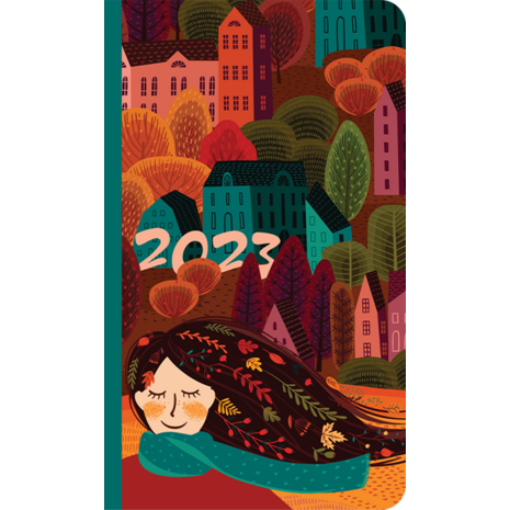 Ημερολόγιο εβδομαδιαίο "Silhouette"_G 7x10.5cm 2023 με σκληρό εξώφυλλο